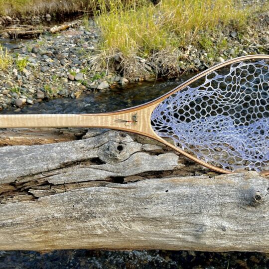 Guide net in tiger maple